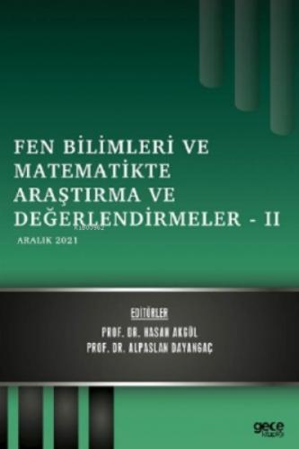 Fen Bilimleri ve Matematikte Araştırma ve Değerlendirmeler 2 - Aralık 2021  Frontansicht 1