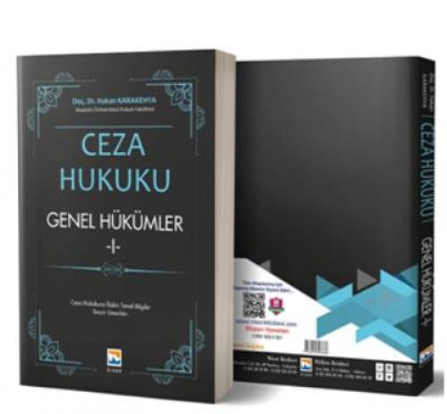 Ceza Hukuku Genel Hükümler 1 Ceza Hukukuna İlişkin Temel Bilgiler  Frontansicht 1