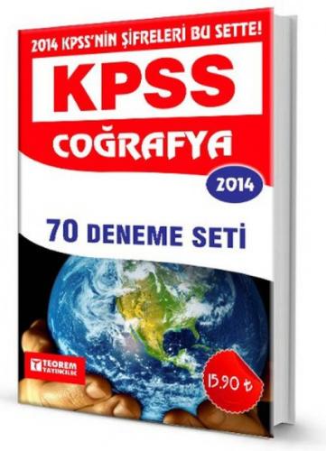 KPSS Coğrafya 70 Deneme Sınav Seti  Frontansicht 1