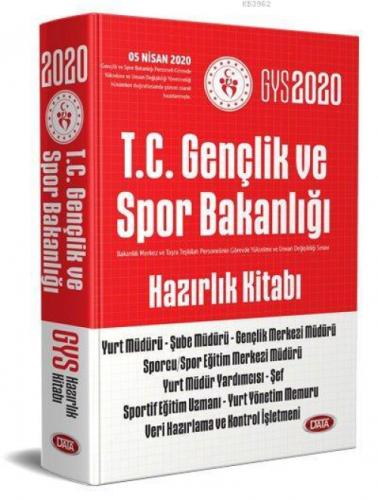 Data Yayınları 2020 GYS Gençlik ve Spor Bakanlığı Hazırlık Kitabı  Frontansicht 1