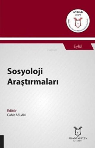 Sosyoloji Araştırmaları (AYBAK 2019 Eylül)  Frontansicht 1