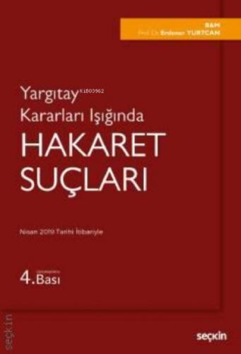Hakaret Suçları;Yargıtay Kararları Işığında  Frontansicht 1
