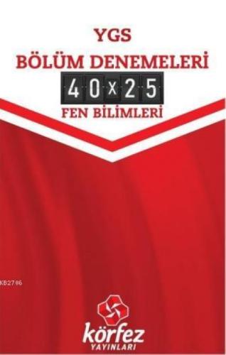YGS 40x25 Fen Bilimleri Bölüm Denemeleri  Frontansicht 1