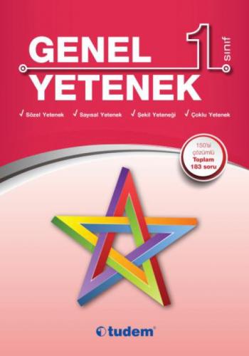 Tudem Yayınları 1. Sınıf Genel Yetenek Tudem  Frontansicht 1