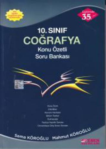 Esen Yayınları 10. Sınıf Coğrafya Konu Özetli Soru Bankası Esen  Frontansicht 1