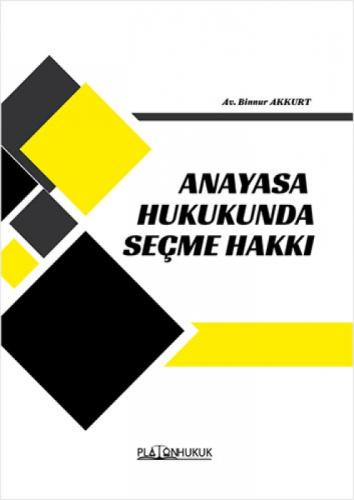 Anayasa Hukukunda Seçme Hakkı  Frontansicht 1
