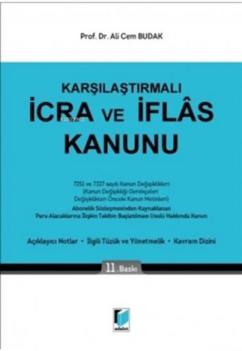 Karşılaştırmalı İcra ve İflas Kanunu  Frontansicht 1