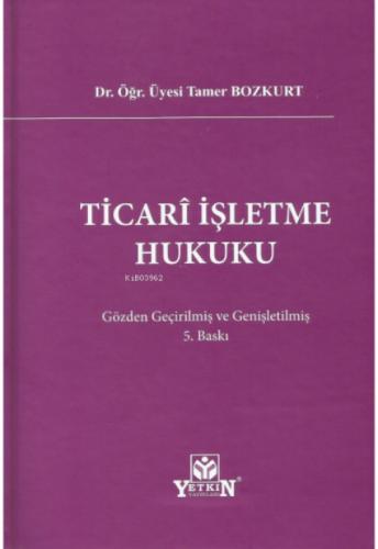 Ticarî İşletme Hukuku  Frontansicht 1