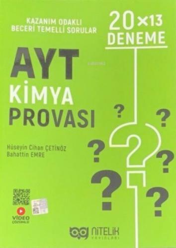 Nitelik Yks Ayt Kimya Provası 20 X 13 Deneme *Yeni*  Frontansicht 1
