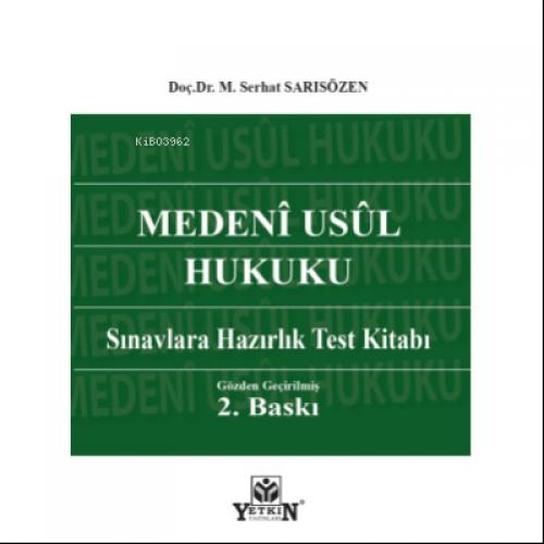Medenî Usûl Hukuku Sınavlara Hazırlık Test Kitabı  Frontansicht 1