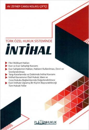 Türk Özel Hukuk Sisteminde İntihal  Frontansicht 1