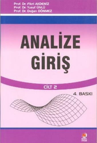 Analize Giriş Cilt 2  Frontansicht 1