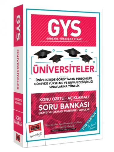 Üniversiteler Personeli İçin Görevde Yükselme Sınavlarına Yönelik GYS Konu Özetli Açıklamalı Soru Bankası  Frontansicht 1