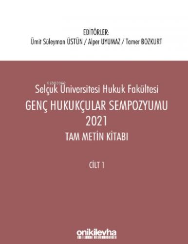 Genç Hukukçular Sempozyumu 2021 Tam Metin Kitabı (2 Cilt)  Frontansicht 1