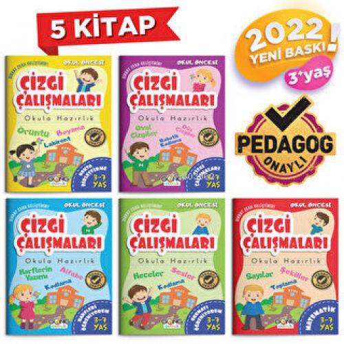 Çizgi Çalışmaları Poşetli 5 Kitap  Frontansicht 1