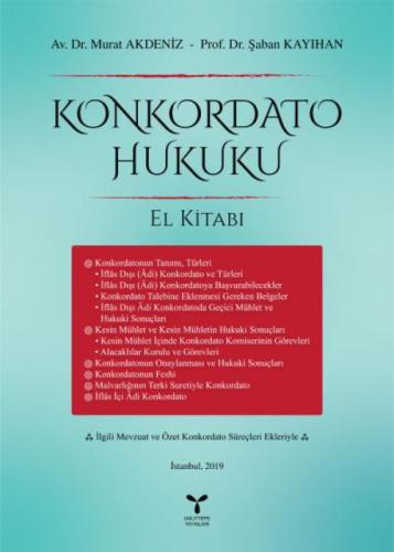 Konkordato Hukuku El Kitabı  Frontansicht 1