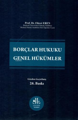 Borçlar Hukuku Genel Hükümler  Frontansicht 1
