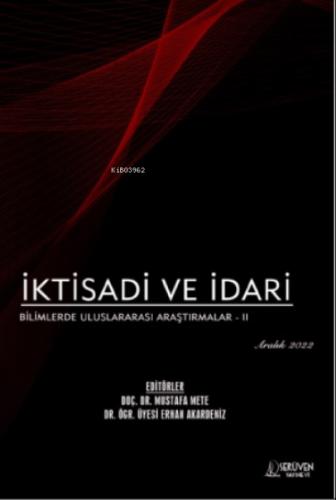 İktisadi ve İdari Bilimlerde Uluslararası Araştırmalar - II / Aralık 2022  Frontansicht 1