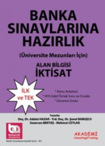 Banka Sınavlarına Hazırlık Alan Bilgisi - İktisat  Frontansicht 1
