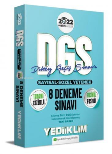 2022 Prestij Serisi Dgs Tamamı Çözümlü 8 Fasikül Deneme  Frontansicht 1