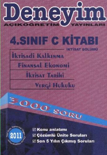 4. Sınıf| C Kitabı İktisat Bölümü  Frontansicht 1