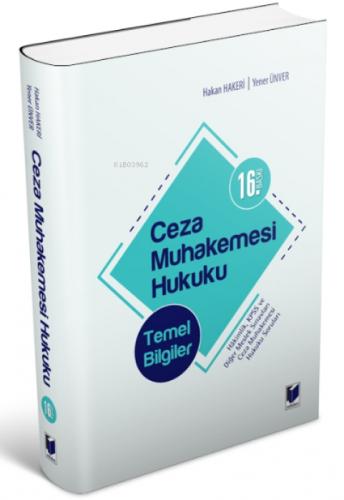 Ceza Muhakemesi Hukuku Temel Bilgiler  Frontansicht 1