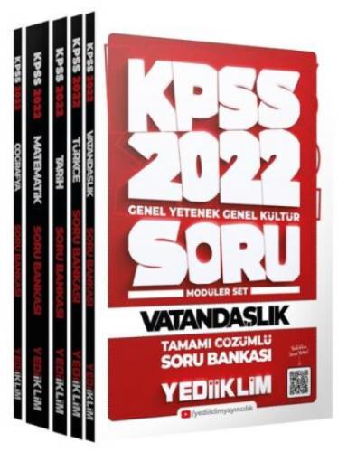 2022 KPSS Genel Yetenek Genel Kültür Tamamı Çözümlü Modüler Soru Bankası  Frontansicht 1