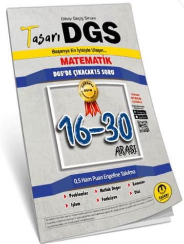 DGS Matematik 16-30 Garanti Soru Kitapçığı  Frontansicht 1