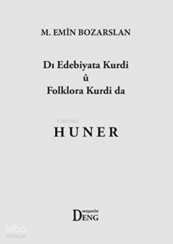 Dı Edebiyata Kurdi U Folklora Kurdi Da Huner  Frontansicht 1