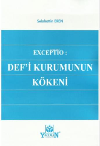 Def'i Kurumun Kökeni  Frontansicht 1