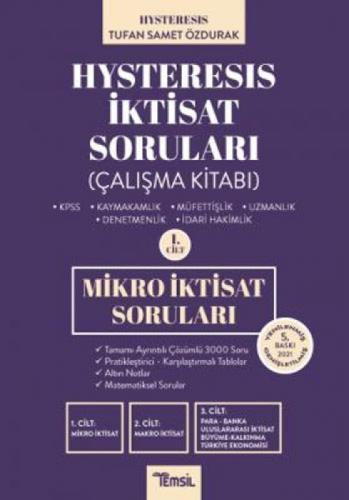 Hysteresis İktisat Soruları Cilt 1 - Mikro İktisat 2026  Frontansicht 1