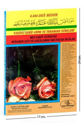 Yasin-i Şerif 4444 Dua Budur Orta Boy  Frontansicht 1