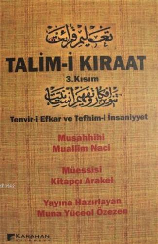 Talim-i Kıraat 3. Kısım  Frontansicht 1