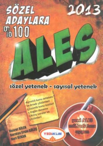 2013 Sözel Adaylara ALES Sözel Yetenek - Sayısal Yetenek  Frontansicht 1