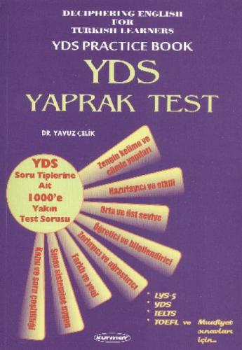 YDS Yaprak Test İngilizce  Frontansicht 1