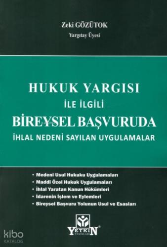 Hukuk Yargısı İle İlgili Bireysel Başvuruda İhlal Nedeni Sayılan Uygulamalar  Frontansicht 1