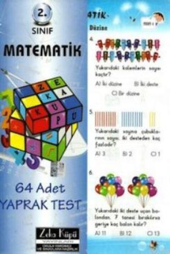 2. Sınıf Matematik Yaprak Test  Frontansicht 1