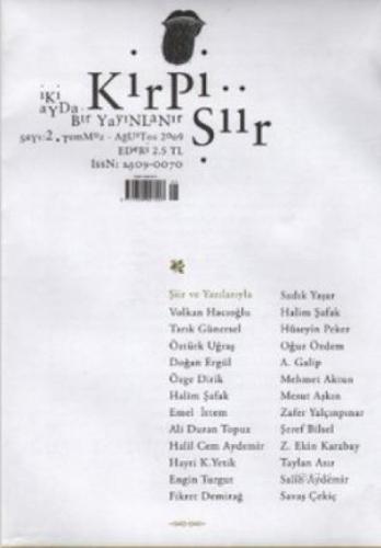 Kirpi Şiir Sayı: 2  Frontansicht 1
