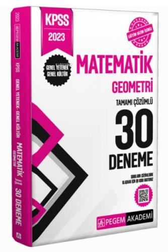 2023 KPSS Genel Kültür Genel Yetenek Matematik-Geometri 30 Deneme  Frontansicht 1