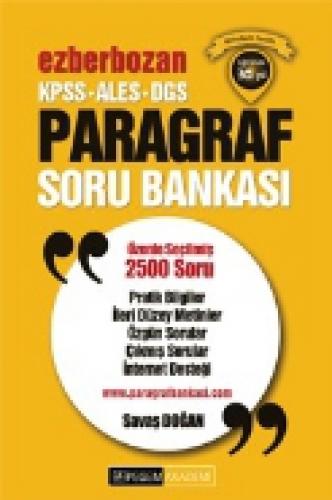 KPSS ALES DGS Ezberbozan Paragraf Soru Bankası  Frontansicht 1