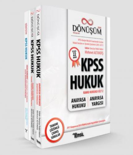 Dönüşüm KPSS Hukuk Seti (3 Kitap Takım)  Frontansicht 1