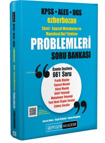 KPSS ALES DGS Ezberbozan Sözel-Sayısal Muhakeme ve Mantıksal Akıl Yürütme Problemleri Soru Bankası  Frontansicht 1