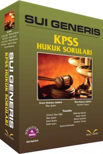 Sui Generis Kpss Hukuk Soruları  Frontansicht 1