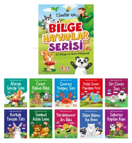 Bilge Hayvanlar Serisi;(10 Kitap+Soru Kitapçığı)  Frontansicht 1