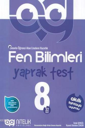 Nitelik 8. Sınıf Fen Bilimleri Yaprak Test  Frontansicht 1