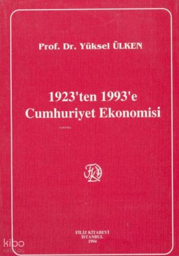 1923'ten 1993'e Cumhuriyet Ekonomisi  Frontansicht 1