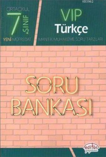 Editör Yayınları 7. Sınıf VIP Türkçe Soru Bankası Editör  Frontansicht 1