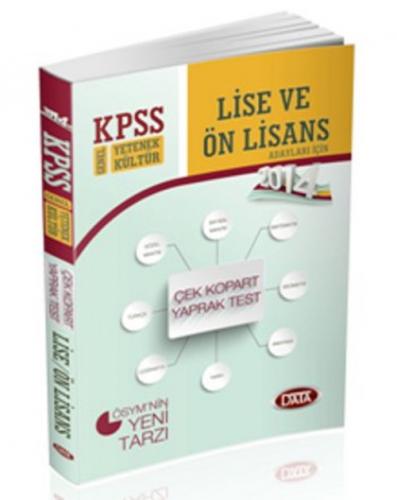 Kpss Lise ve Önlisans Çek Kopar Yaprak Test 2014  Frontansicht 1