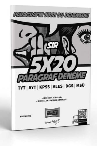 TYT AYT KPSS ALES DGS MSÜ Sır 5x20 Paragraf Deneme  Frontansicht 1