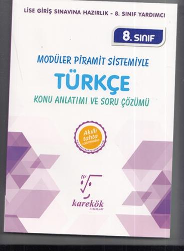8. Sınıf Modüler Piramit Sistemiyle Türkçe Konu Anlatımı ve Soru Çözümü  Frontansicht 1
